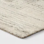 Modern Plush Cream Area Rug - Threshold - Image 2