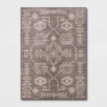 Washable Traditional Geometric Area Rug - Threshold - Image 6