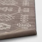Washable Traditional Geometric Area Rug - Threshold - Image 4