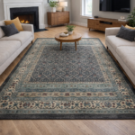 Distressed Geometric Tufted Area Rug - Threshold