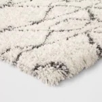 Geometric Design Woven Shag Area Rug - Threshold - Image 3
