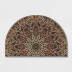 Medallion Print Half Round Doormat - Threshold - Image 5