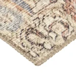 Washable Area Rug, Apache Chenille, Rosetta Beige - Image 2