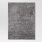 Washable Plush Shag Area Rug Gray - Room Essentials - Image 3
