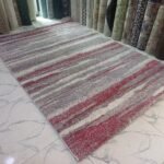 Luxe Weavers Modern Abstract Red Area Rug - Image 2