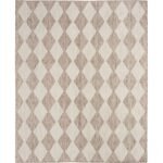 Beige Diamond Modern Flatweave Indoor/Outdoor - Nourison Positano Rug - Image 6