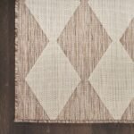 Beige Diamond Modern Flatweave Indoor/Outdoor - Nourison Positano Rug - Image 3
