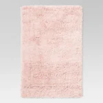 Washable Plush Shag Area Rug Pink - Room Essentials - Image 3