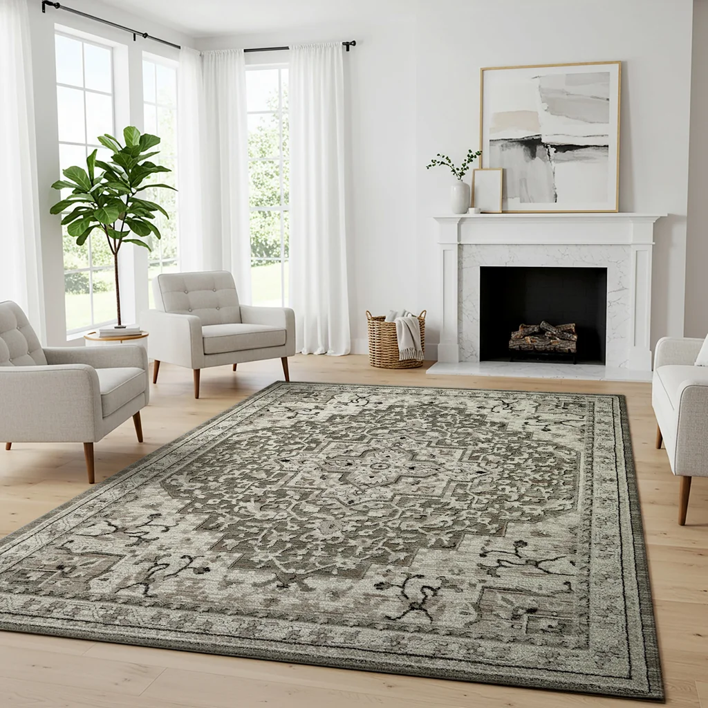 Solaris Area Rug, Keela Sage, 7'10 x 10' 1 Keela Sage Area Rug - Solaris - Image 1