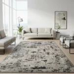 Area Rug, Argent Charcoal -SOLARIS - Image 2