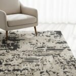 Area Rug, Argent Charcoal -SOLARIS - Image 4