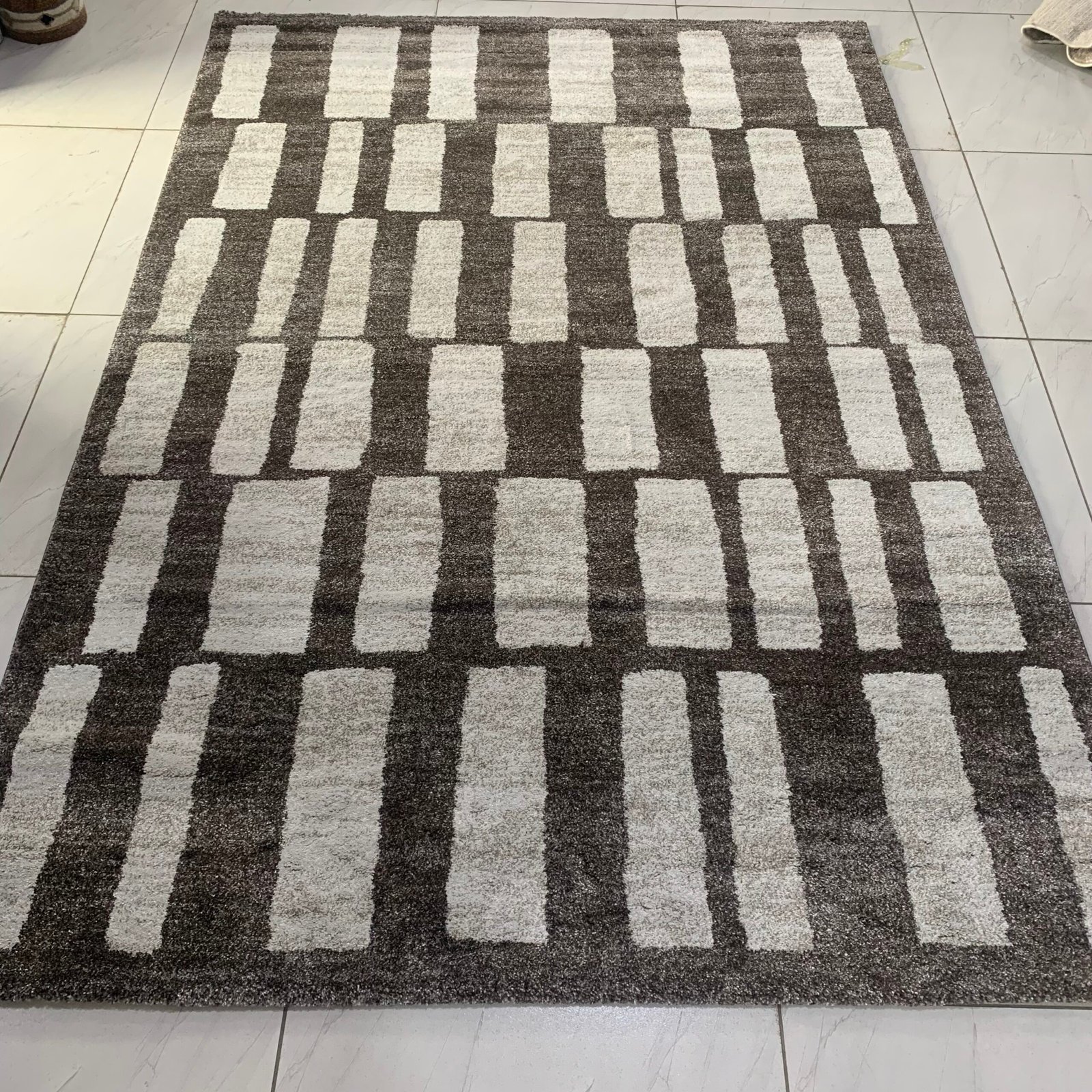 IMG_7076 Ustunsoy Area Rug - Brown, Cream - Image 1