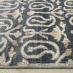 USTUNSOY AREA RUG - NAVY BLUE TERRACOTA - Image 3