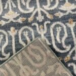 USTUNSOY AREA RUG - NAVY BLUE TERRACOTA - Image 4