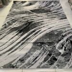 Kristal Area Rug - Black/M. Grey