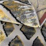 Kristal Area Rug - Gold/M.Grey - Image 2