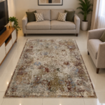 Ustunsoy Area Rug - Gold/Wine
