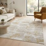 Ustunsoy Area Rug - Cream/Gold