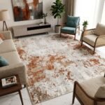 Bellis Area Rug - Gray/Orange