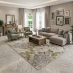 Ustunsoy Area Rug - Light Gray/Gray