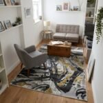 Kristal Area Rug - Gold/Gray
